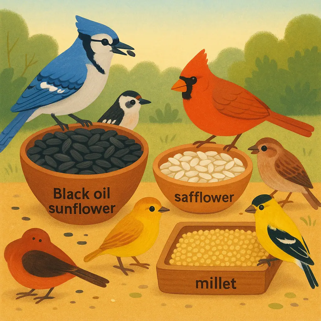 Best Bird Seeds for Attracting Common Backyard Birds