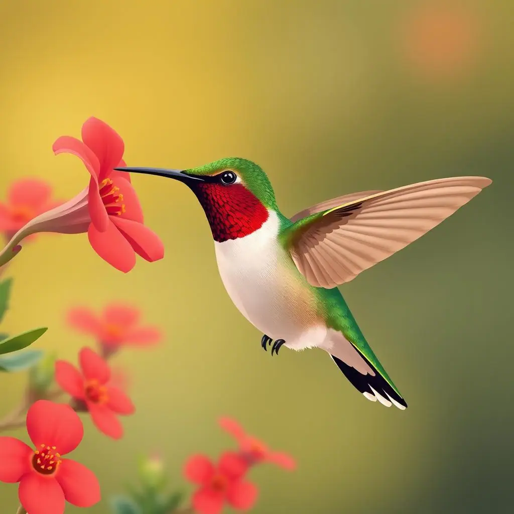 Ruby-Throated Hummingbird: Attracting These Tiny Gems to Your Backyard