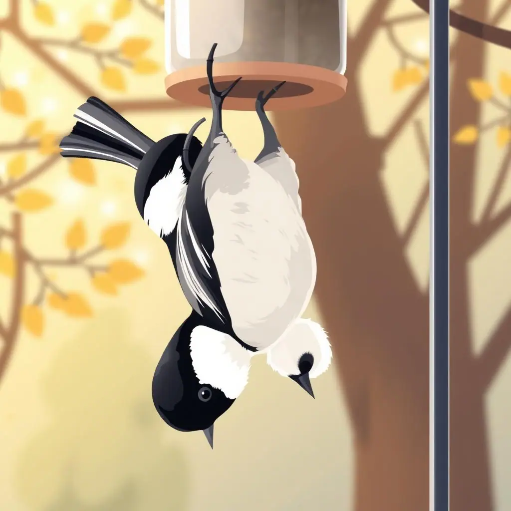 Black-Capped Chickadee: The Acrobatic Charmer