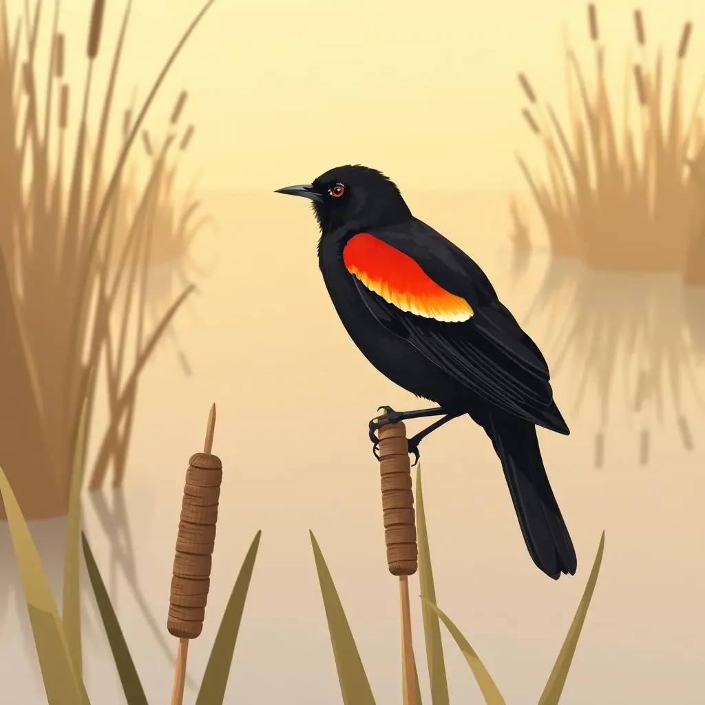 Red-Winged Blackbird: Recognizing This Wetland Wanderer