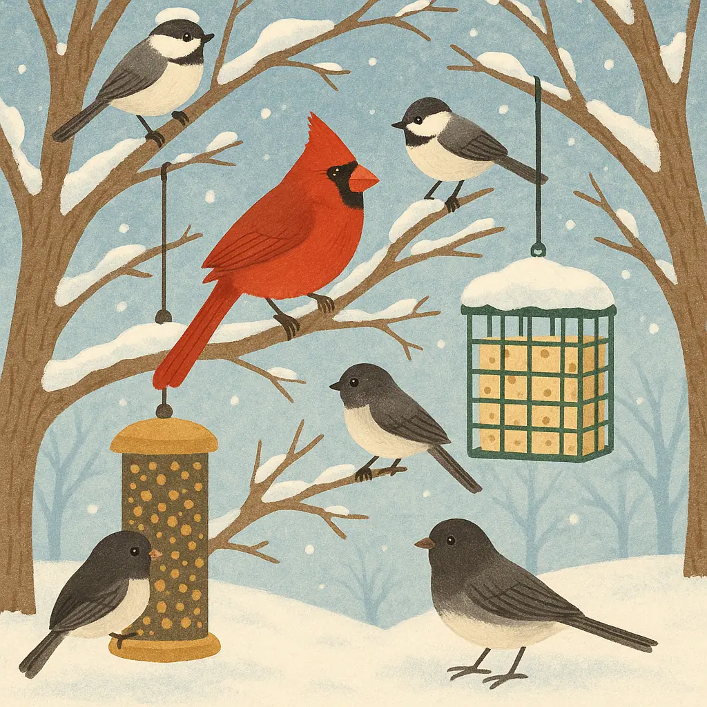 Winter Birdwatching: Year-Round Residents and Seasonal Surprises