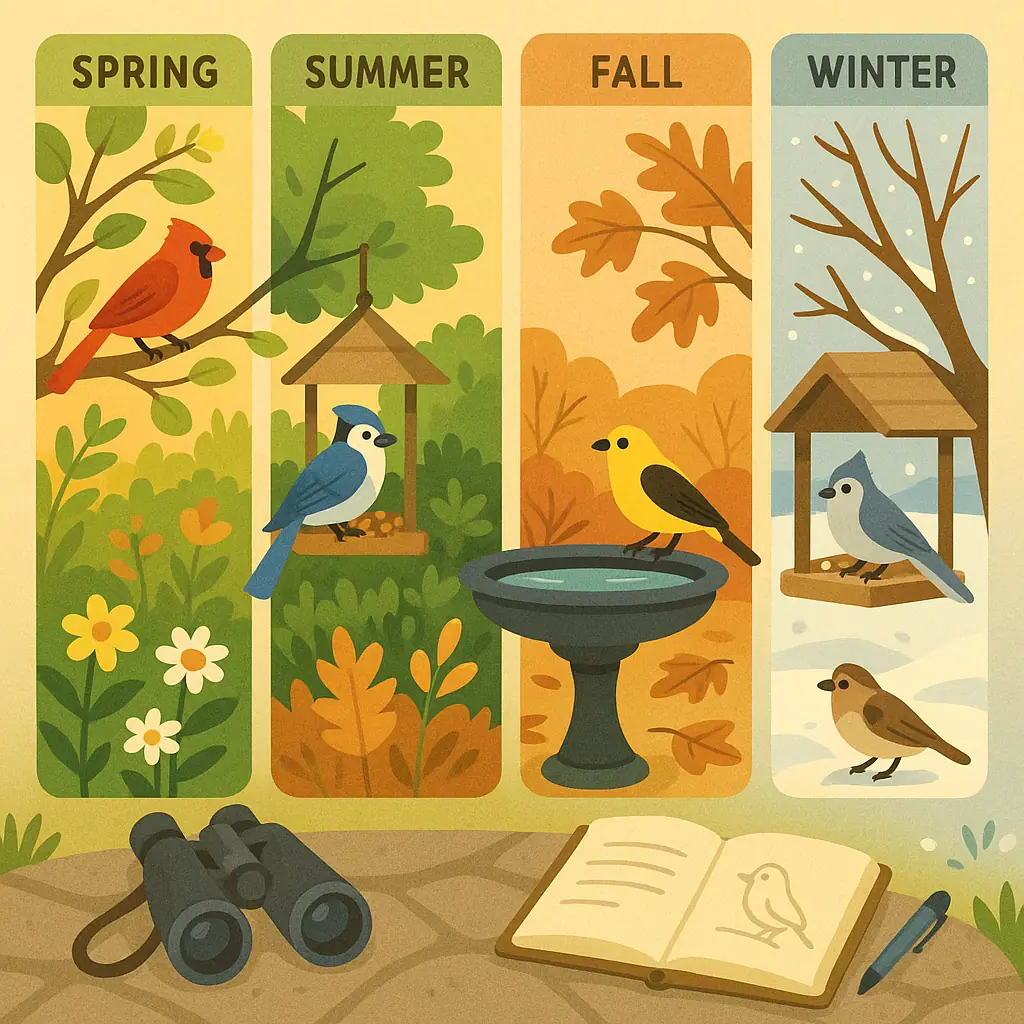 Planning Your Birdwatching Year: A Seasonal Calendar for Backyard Birding