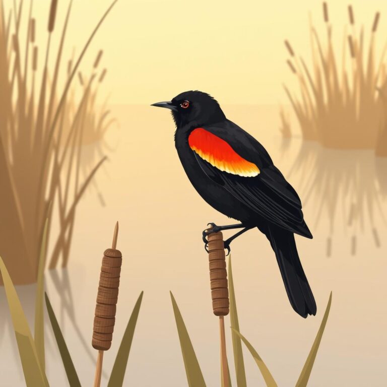 red winged blackbird identification