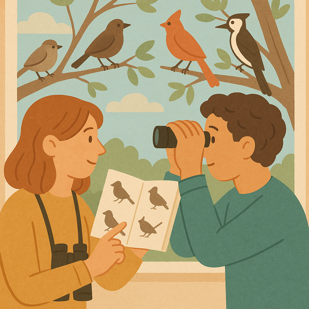 identify birds by shape